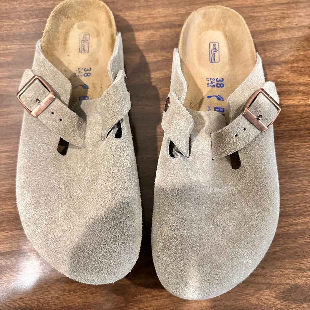 Birkenstock Boston Clog taupe